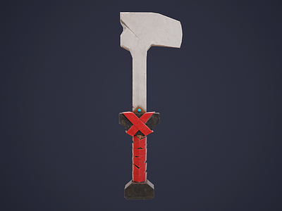 Stylized One-Handed Axe