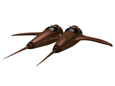 3D Spaceship Model 03