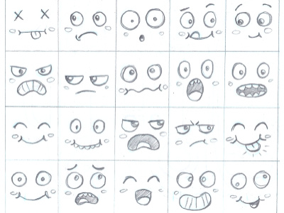 Babich Face Expression Study babich character character design concept drawing expression face mr onno studios pencil rough sketch study