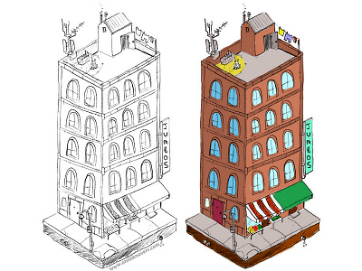 Melbourne Building Test Sketch