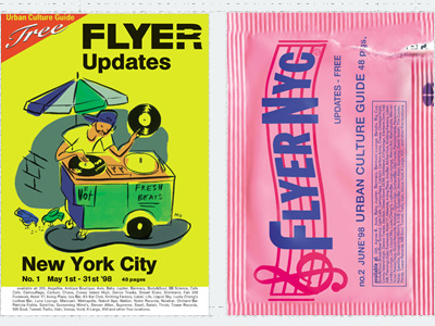 Flyer magazine covers1&2 culture flyer guide magazine nyc pastiche urban