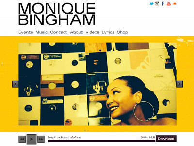 www.moniquebingham.com re-designed bestofthelast web