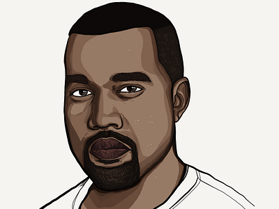 Kanye. art artwork design digital digitalart drawing graphic illustration illustration design ipad ipadart kanye kanyewest music sketch sketchbook sketches