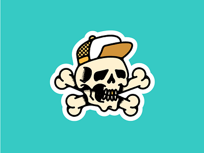 Skull Sticker