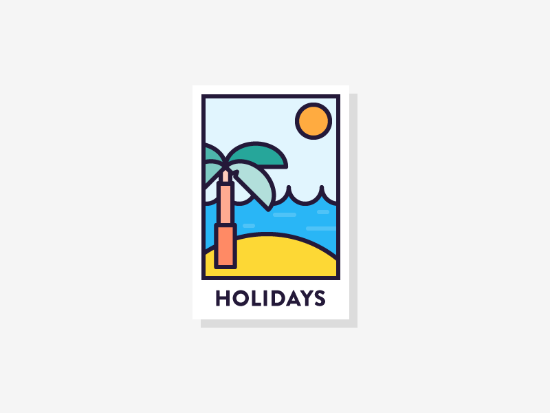 Holidays by Arturo Muñoz on Dribbble