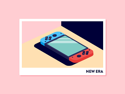 New Era brand icon identity isometric nintendo nintendo switch videogames