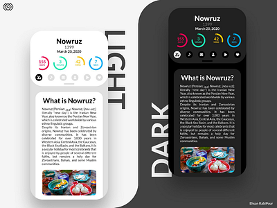 Event-based App UI android application countdown dark dark mode event ios light mobile mobile app ui
