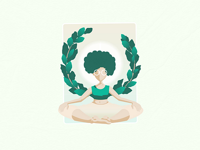 There's Good Inside 2 animation card houseplants illustration mograph motiondesign motiongraphics pastel peace peaceful plants positive theresgoodinside tranquil tranquility yoga