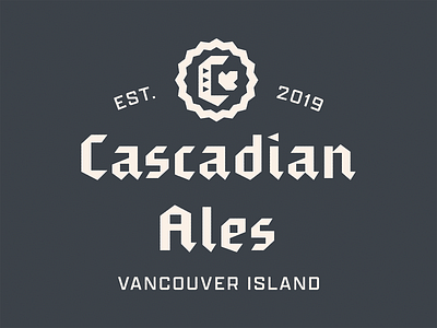 Cascadian Ales Full Lockup