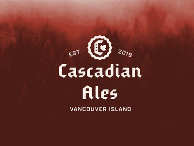 Cascadian Ales Lockup Mockup