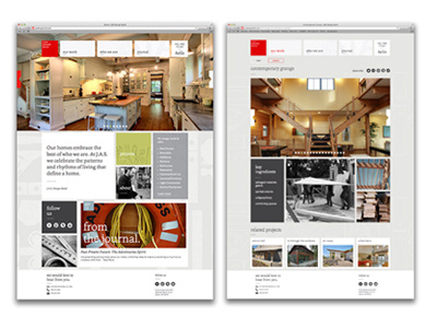 Jas Site Homepage Sm branding interactive design jas design build