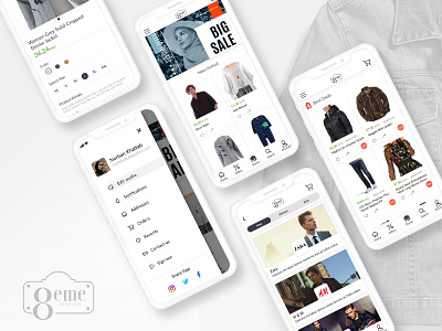Fashion App Design app application clothes ecommerce fashion fashion app mobile ui ux