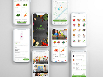 Grocery APP app application ecommerce app grocery grocery app shopping stores ui ux