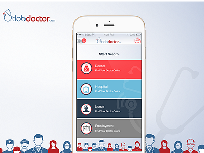 Book Your Doctor Online app booking design doctor hospital iphone ui ux
