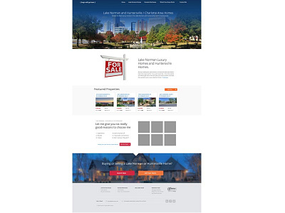 Lake Norman Full Page idx real estate rets website