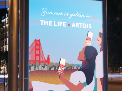 The Life Artois, 2020 - Stella Artois adobe illustrator art direction brand illustration branding cpg illustration graphic design illustration