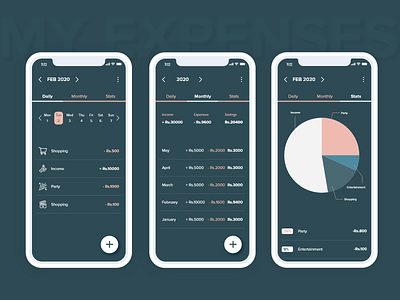 My Expenses App UI/UX Design