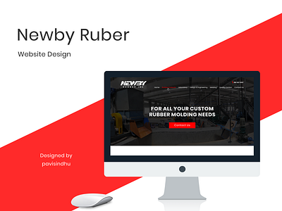 Newby Rubber uidesigner uiux webdesign website design