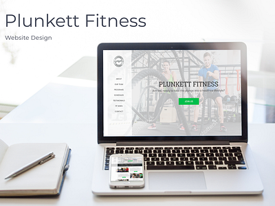 Plunkett Fitness fitness gym healthy lifestyle uidesign uiux webdesign website design