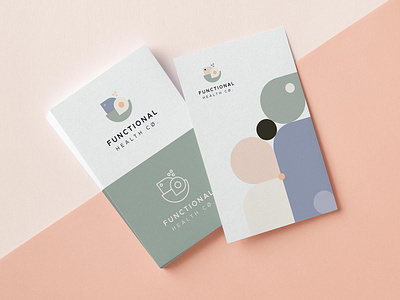 Stationary Design Functional Health Co. abstract abstract design branding design flat geometric geometric design graphic design graphic designer graphicdesign graphicdesigner health illustration logo logo design logodesign logotype minimal typography vector