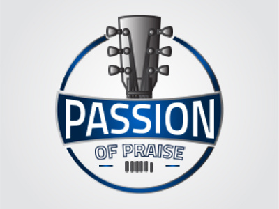 Passion Of Praise Dribble band logo branding logo design music artist logo