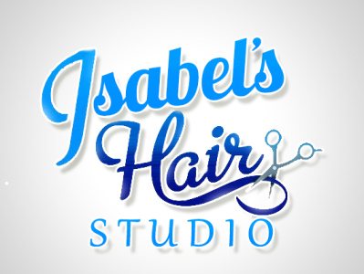 Isabel's Hair Studio logo isabel hair studio logo