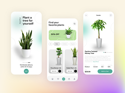 Plant Shop UI concept