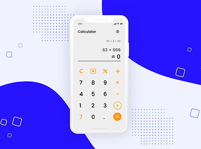 DailyUI 04 adobe xd calculator ui dailyui dailyui04 mobile ui uidesign web webdesign