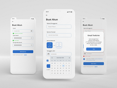 Register - Mobile UI app design form gender register ui ux