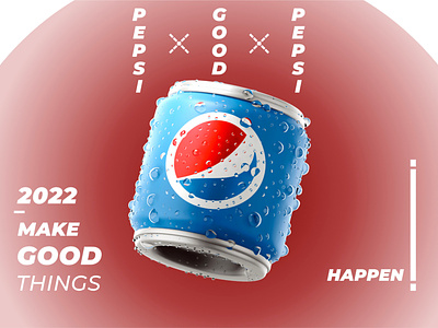 Pepsi cola 3d illustration 3d blender c4d cola drinks illustration octane pepsi