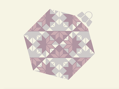 Christmas bauble geometric illustration print work vector