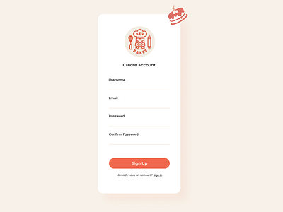 DailyUI001. Sign Up