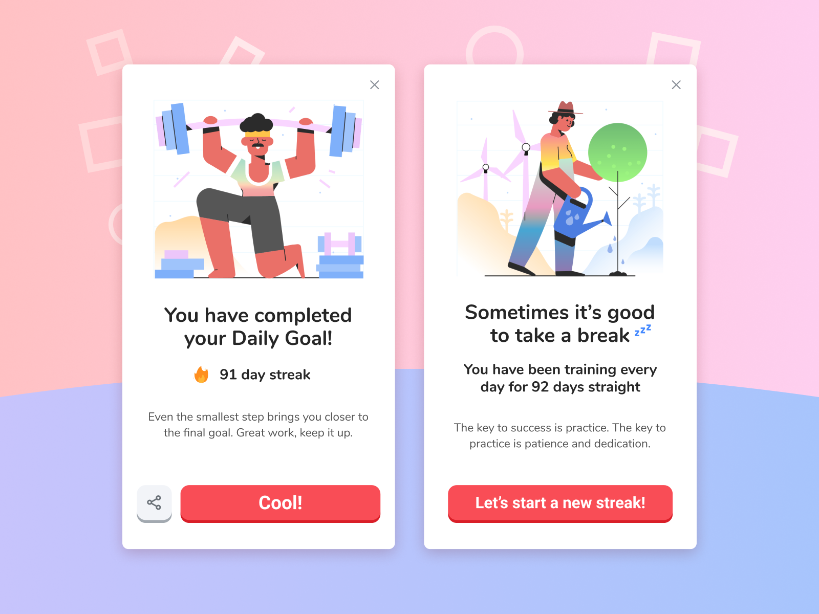 Dailyui 11 Daily Progress Flash Screen By Roman Zhuravlov On Dribbble