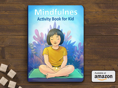 Book Cover Design amazon book best children book cover mockups best children book covers 2019 blue background book cover design book cover design ideas book cover mockup book covers of 2019 children book cover children book illustration female character design girl eyes closed girl meditating mindfullness mindfulness mindfulness for kids top 10 book covers top book covers of 2019 under the ocean worm and cool colors