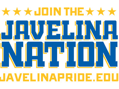 Javelina Nation college pride typography