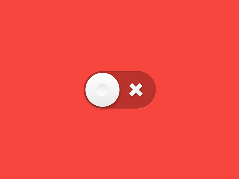 Toggle Off by Grant Harris on Dribbble