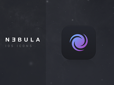 Nebula iOS icon app dark experience icon interface ios ndc2014 ui user ux
