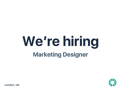 Beamery is hiring! beamery design designer graphic hiring job london marketing opportuinty uk
