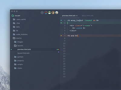 Text editor theme code editor experience interface mac osx product sublime text ui user ux