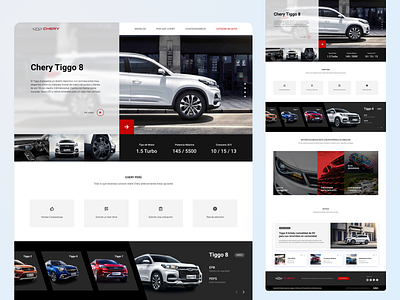 Chery Landing Page Design UI/UX