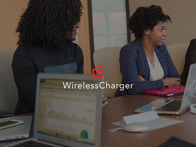 Wireless charger logodesign logo logoidentity