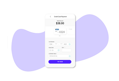 Daily UI 002 - Credit Card Checkout 002 creditcard dailyui simple ui ux