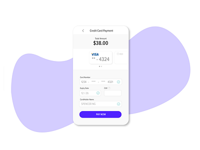 Daily UI 002 - Credit Card Checkout