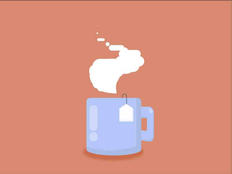 Animation - smoke from my tea after effects animation after effects motion graphics smoke tea