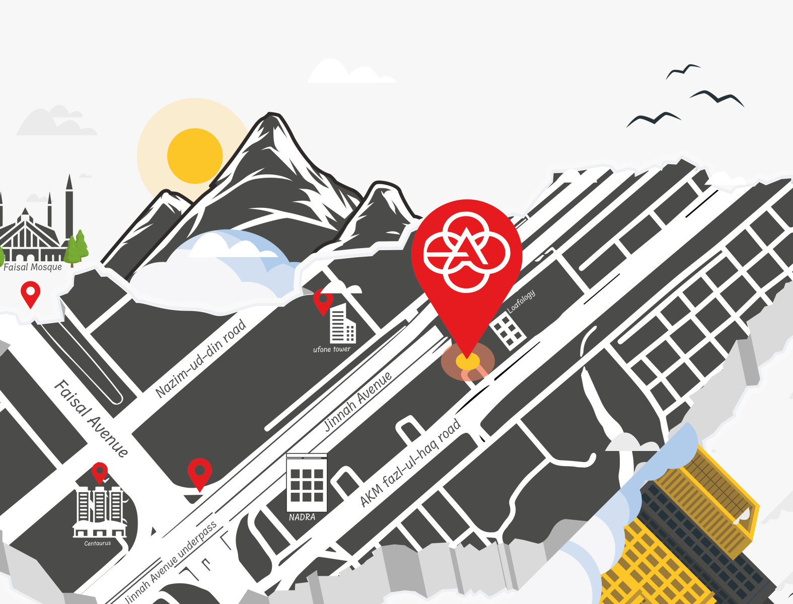 Map Design for Hotel 108. by Amaimah Nasir on Dribbble