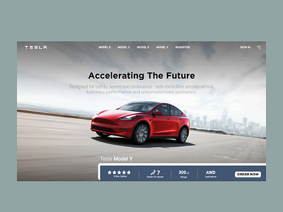 Tesla Website reimagined adobexd agency auto automotive car clean futuristic landing page scifi tesla ui uidesign uidesigner ux web website website design webui webuiuxdesign