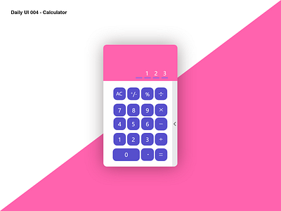 Daily UI: #004 Calculator app app design calculator dailyui dailyuichallenge interface mobile mobile app uidesign uiux ux design