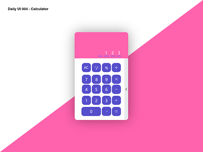 Daily UI: #004 Calculator