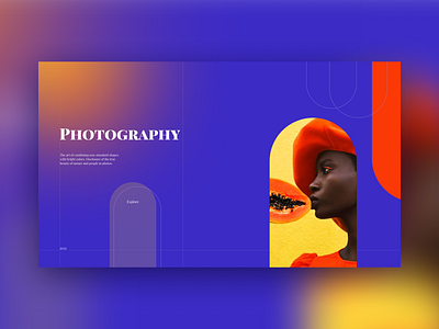 Website for the work of photographers branding bright colors colorfull design illustration new photos site ui ux webdesign website