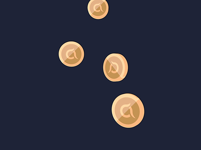 Coins Falling Animation after effect aftereffect animation app coin coin falling coins effects fall falling coins gif illustration money motion effects motion graphics ui ux